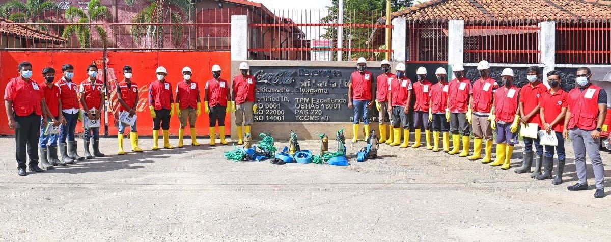 Coca-Cola and Sri Lanka Red Cross Society clean 600 contaminated wells