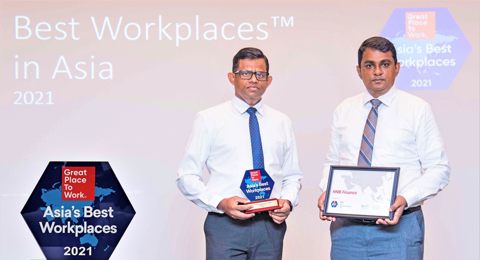 HNB FINANCE recognised by Great Place to Work for 5th consecutive year