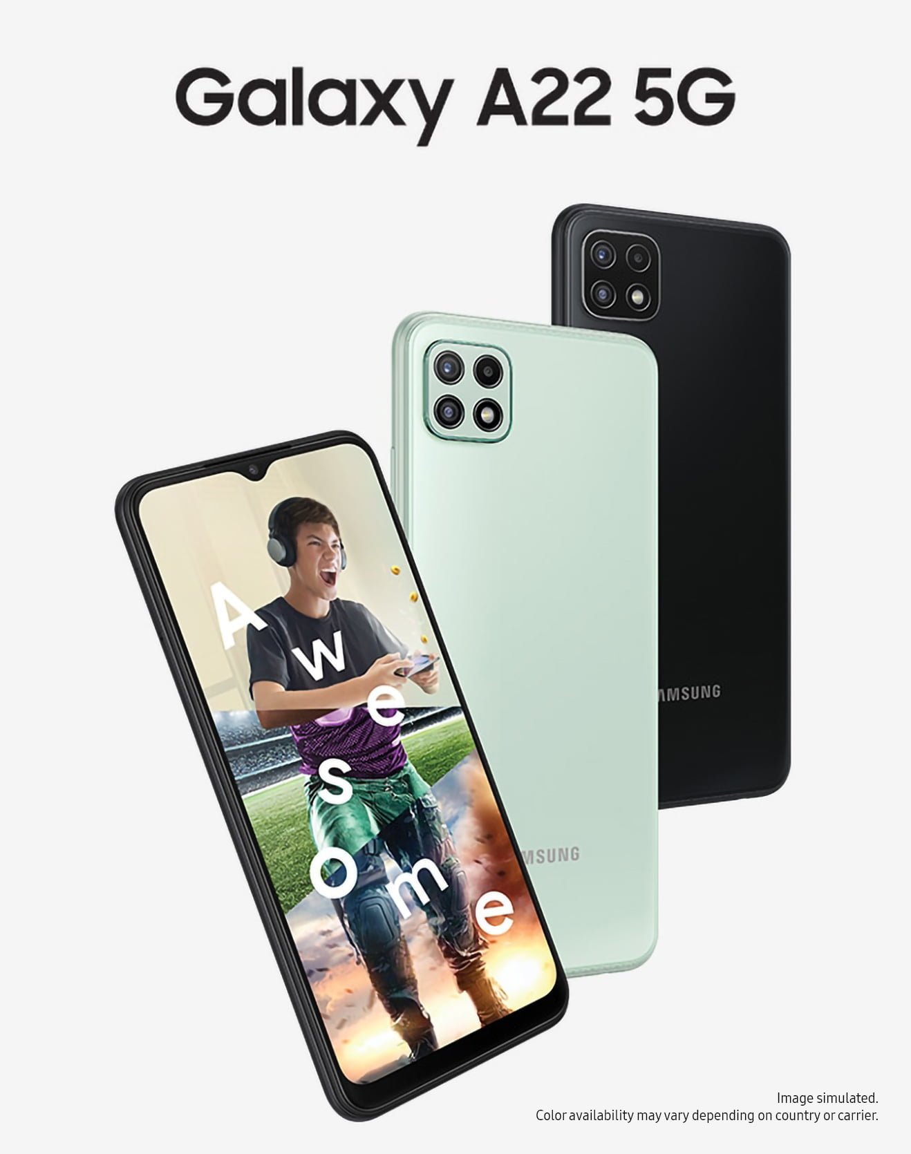 SAMSUNG Galaxy A Series හි ප්රථම 5G ජංගම දුරකතනය නිෂ්පාදනය කරමින් අනාගතයට සරිලන Galaxy A22 5G ශ්රී ලංකාවට හඳුන්වා දෙයි