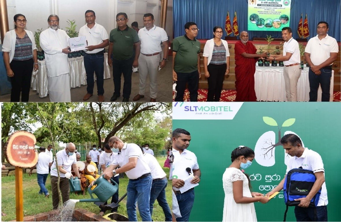 SLT-MOBITEL Continues Nationwide Tree Planting Programs in Anuradhapura and Colombo