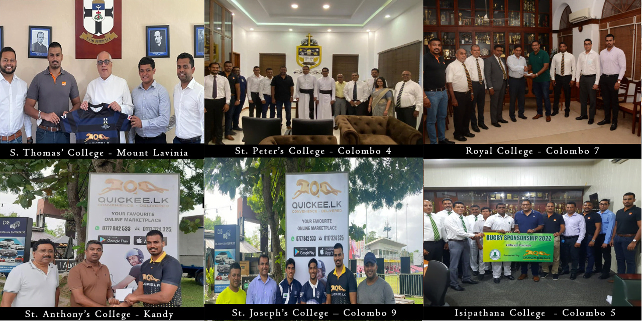 Quickee.lk empowers Sri Lanka Schools’ Rugby 2022
