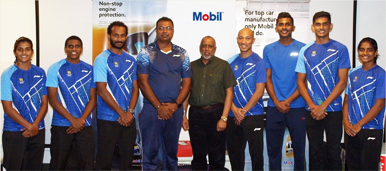 Mobil extends support to the Sri Lankan Badminton team