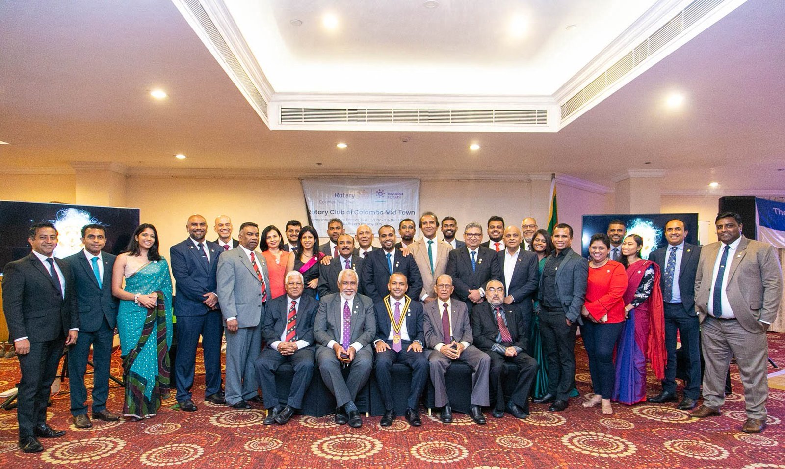 Rtn. Dhamitha Pathirana installed as the 48th President of Rotary Club of Colombo Mid Town