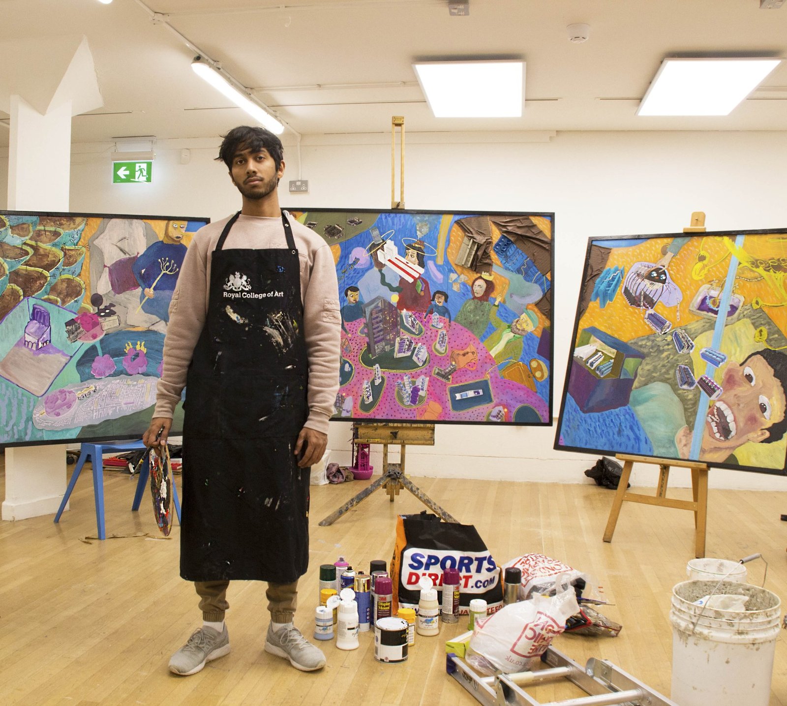 Insta-Hockney Art exhibition, a touch of human, AI and NFT. Limited Public Viewing