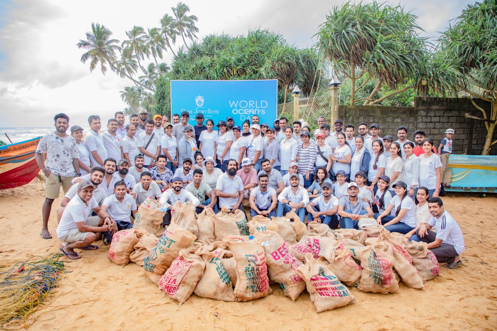 Raja Jewellers Empowers Environmental Protection with Beach Clean-Up on World Oceans Day