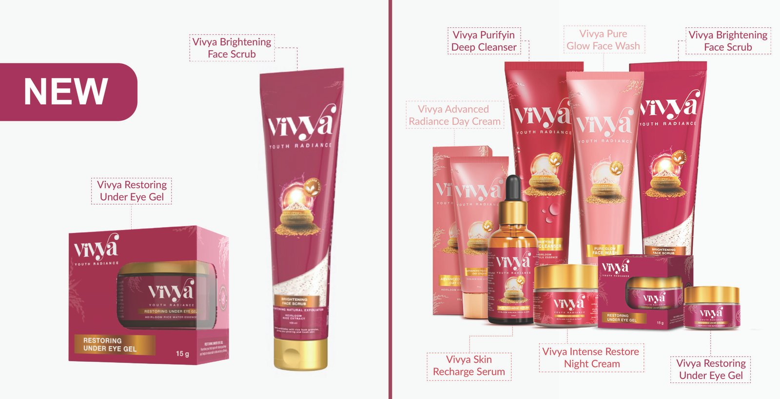 VIVYA’s new under eye gel and scrub set to transform Sri Lankan skincare routines