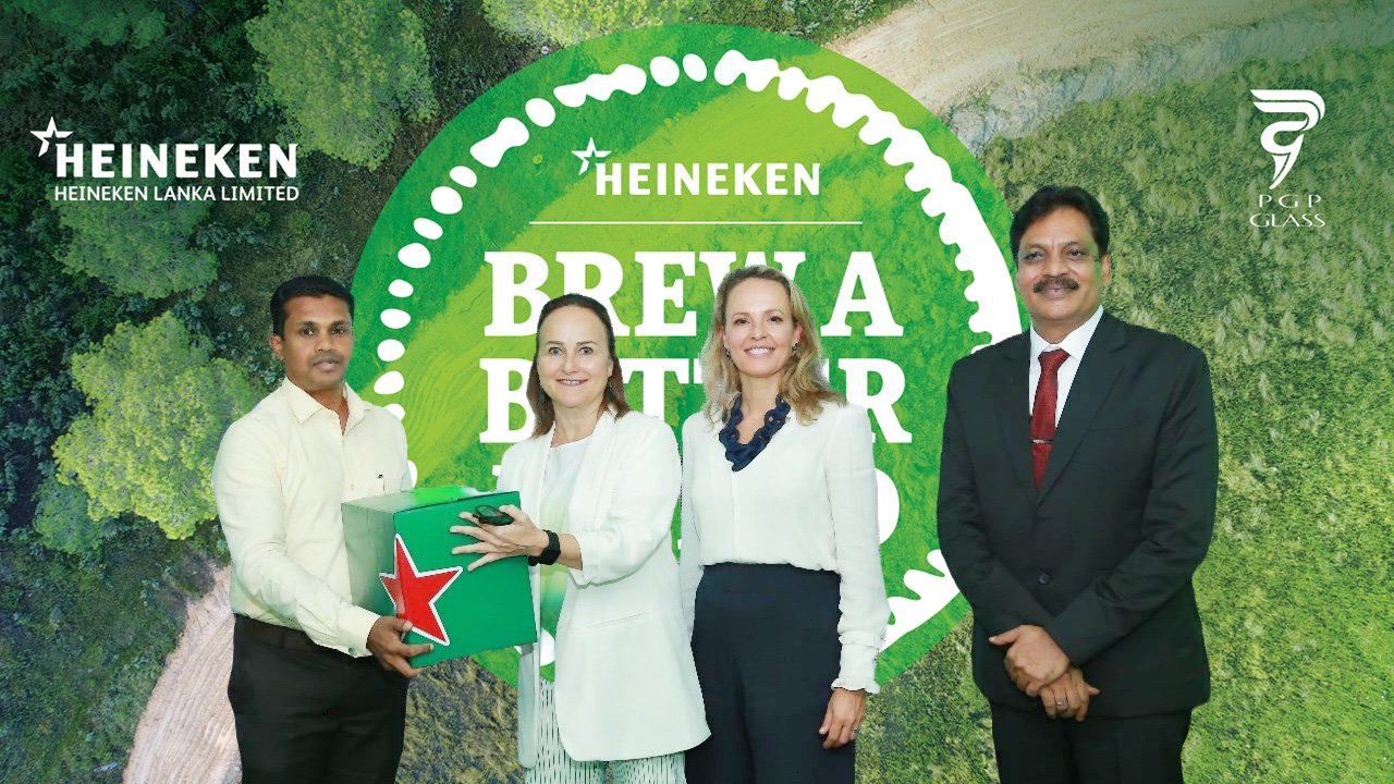 PGP Glass Ceylon PLC partners with HEINEKEN Lanka Limited to launch HEINEKEN’s first screen-printed and returnable glass bottle in Asia Pacific