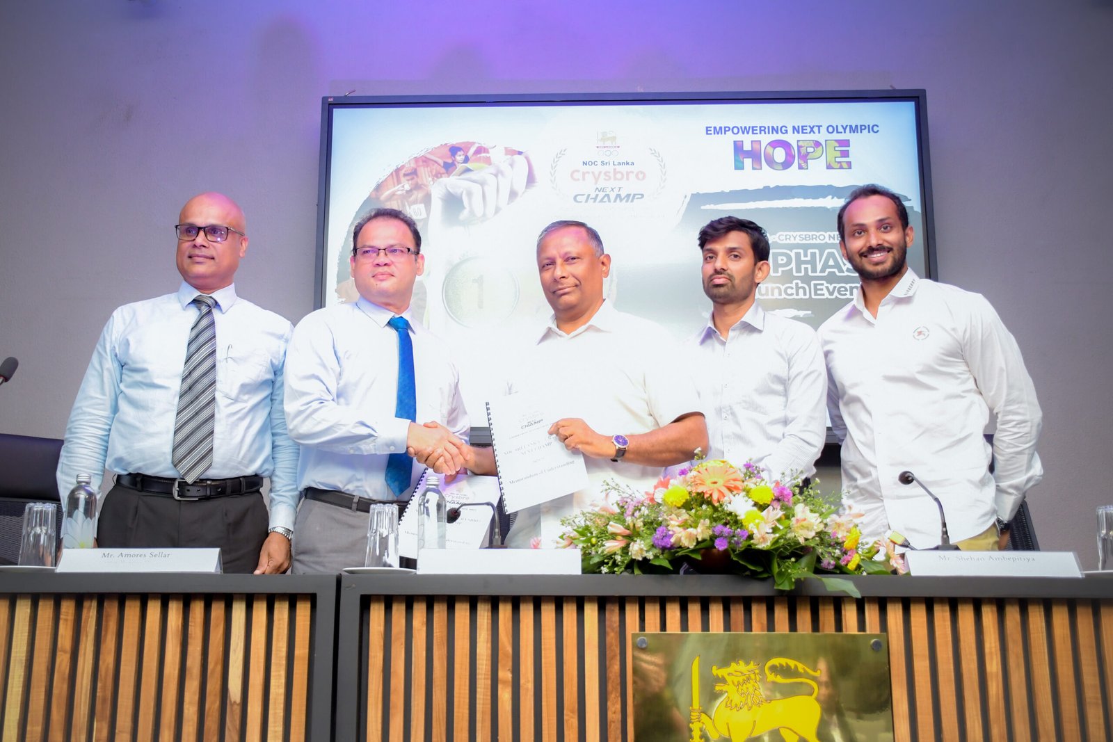 NOC SRI LANKA – CRYSBRO NEXT CHAMP” initiates Phase II – 13 Athletes set to bring victory to Sri Lanka on International Stage