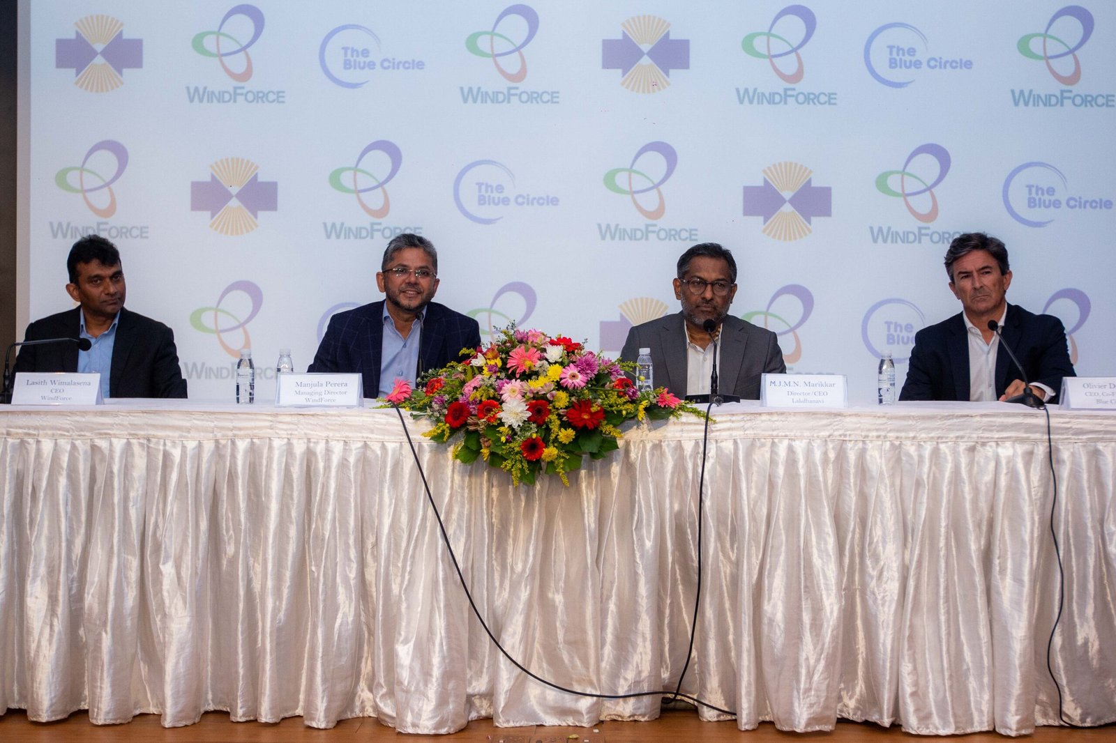 A Consortium of WindForce PLC, Lakdhanavi Ltd and The Blue Circle Pte LtdEmbarks on a Groundbreaking Renewable Energy Venture