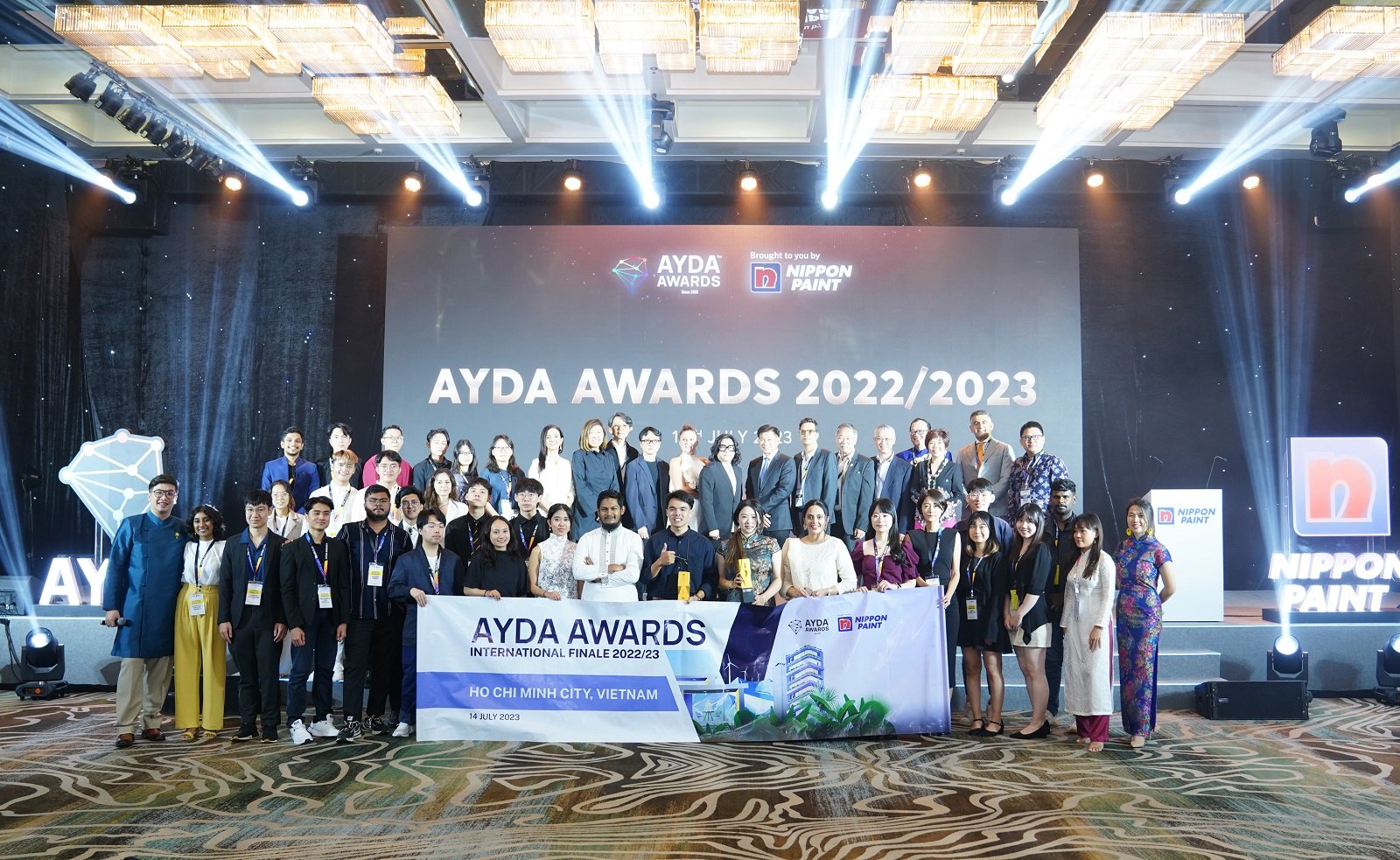 Sri Lankan Talent Extraordinaire Wins Nippon Paint Colour Award At the International Finale For AYDA Awards 2022/2023