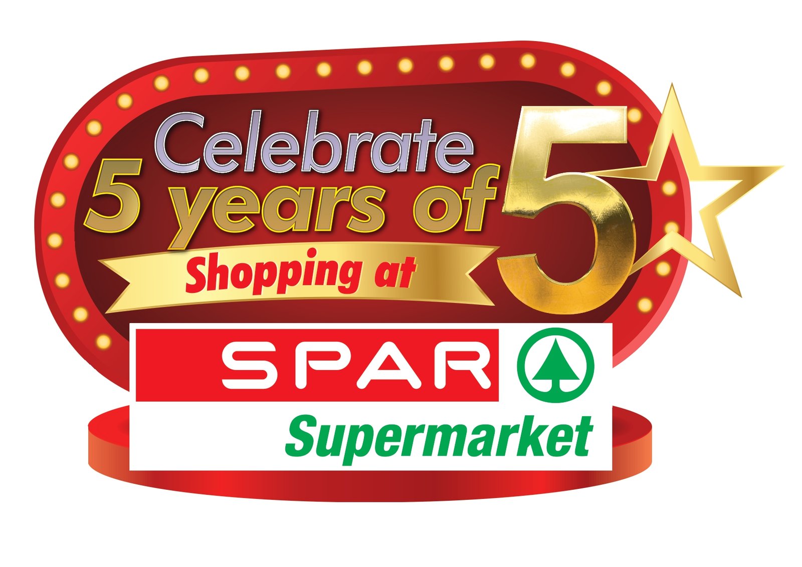 Celebrate 5 years of 5-star shopping with SPAR Supermarkets this July and August
