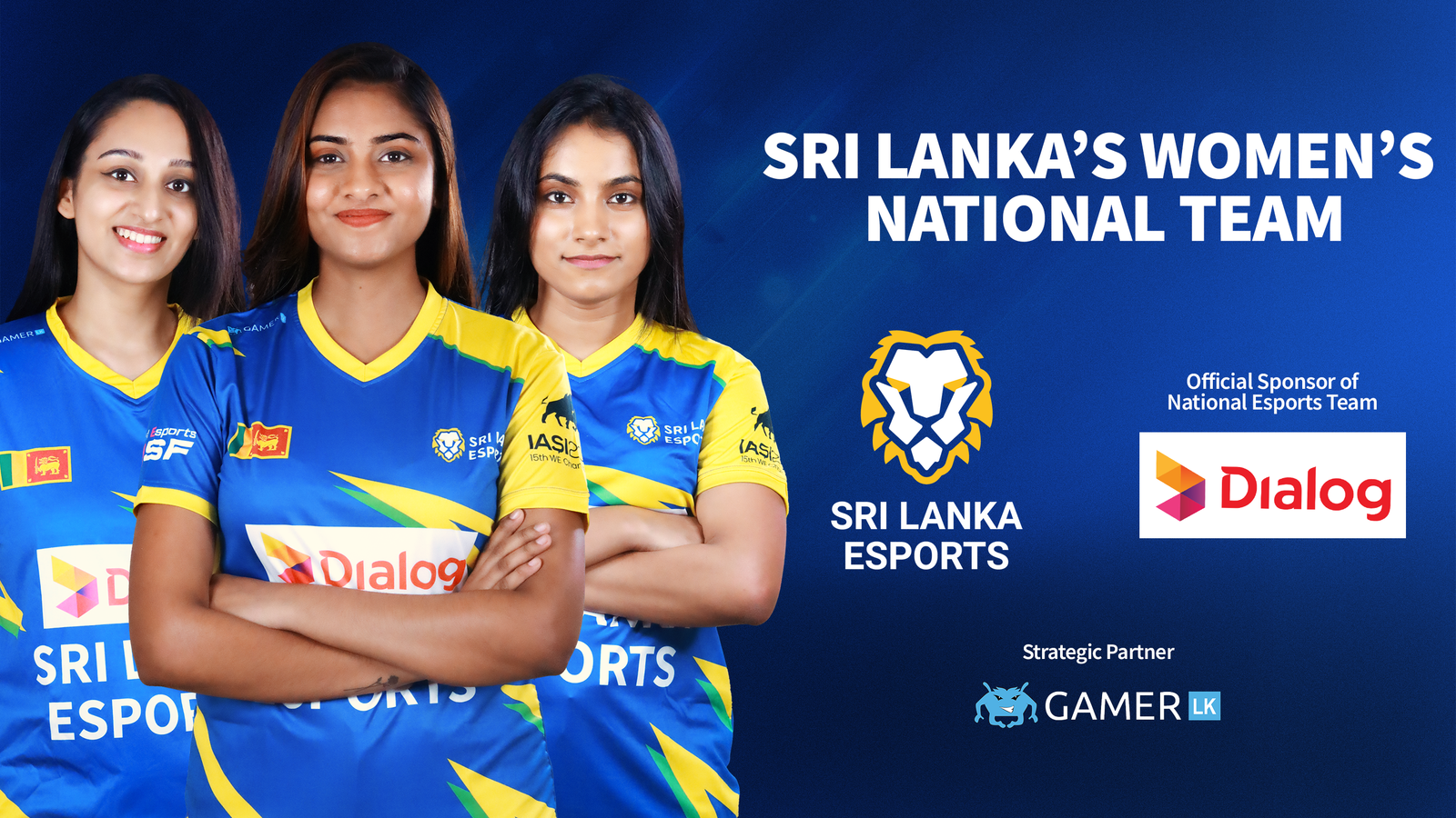 Sri Lankan Women’s National Esports Team Powered by Dialog Take on the World