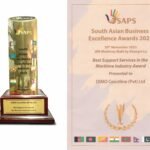 South Asian Business Excellence Awards 2023 හිදී DIMO Coastline Pvt Ltd  සම්මානයෙන් පිදුම් ලබයි