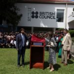 Her Royal Highness The Princess Royal and Vice Admiral Sir Timothy Laurence visit British Council office