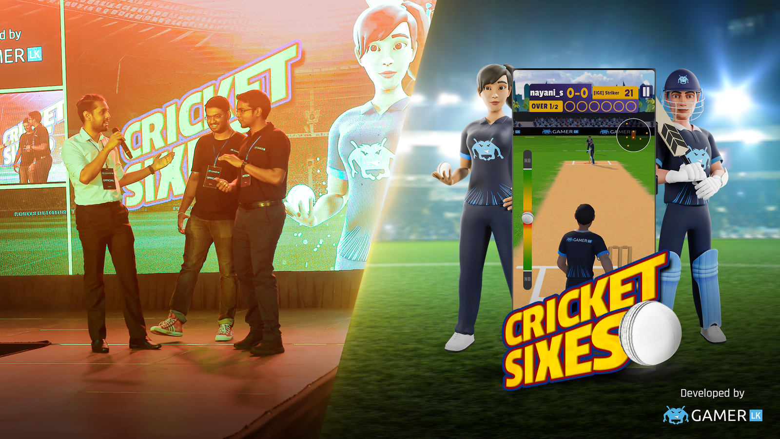 Gamer.LK Launches Cricket Sixes – A New Mobile Cricket Experience Geared For Esports