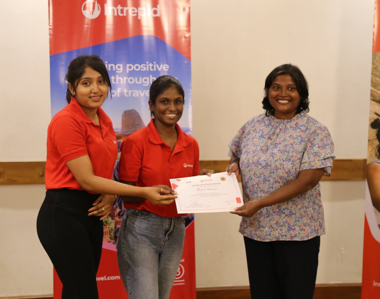 Intrepid together with MDF & SLTDA held Sri Lanka’s first-ever ‘Women in Tourism’ training session