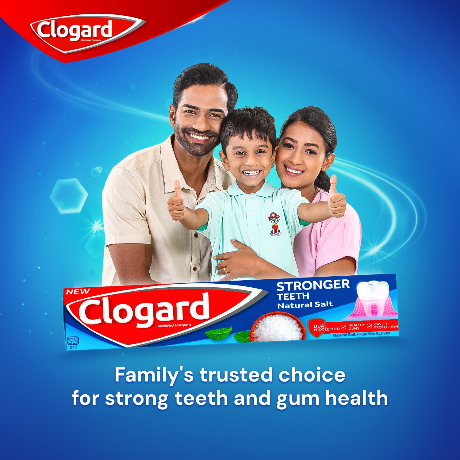 Clogard Natural Salt, an essential solution for healthy gums and strong teeth