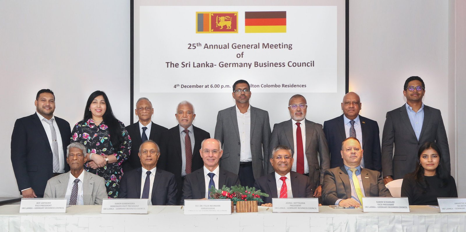 Asoka Hettigoda re-elected as the President of the Sri Lanka Germany Business Council