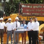 UTE වෙතින් එන SEM 915F මෝටර් ග්‍රේඩර් යන්ත්‍රය මිහින්තලය මාර්ග සංවර්ධනයට