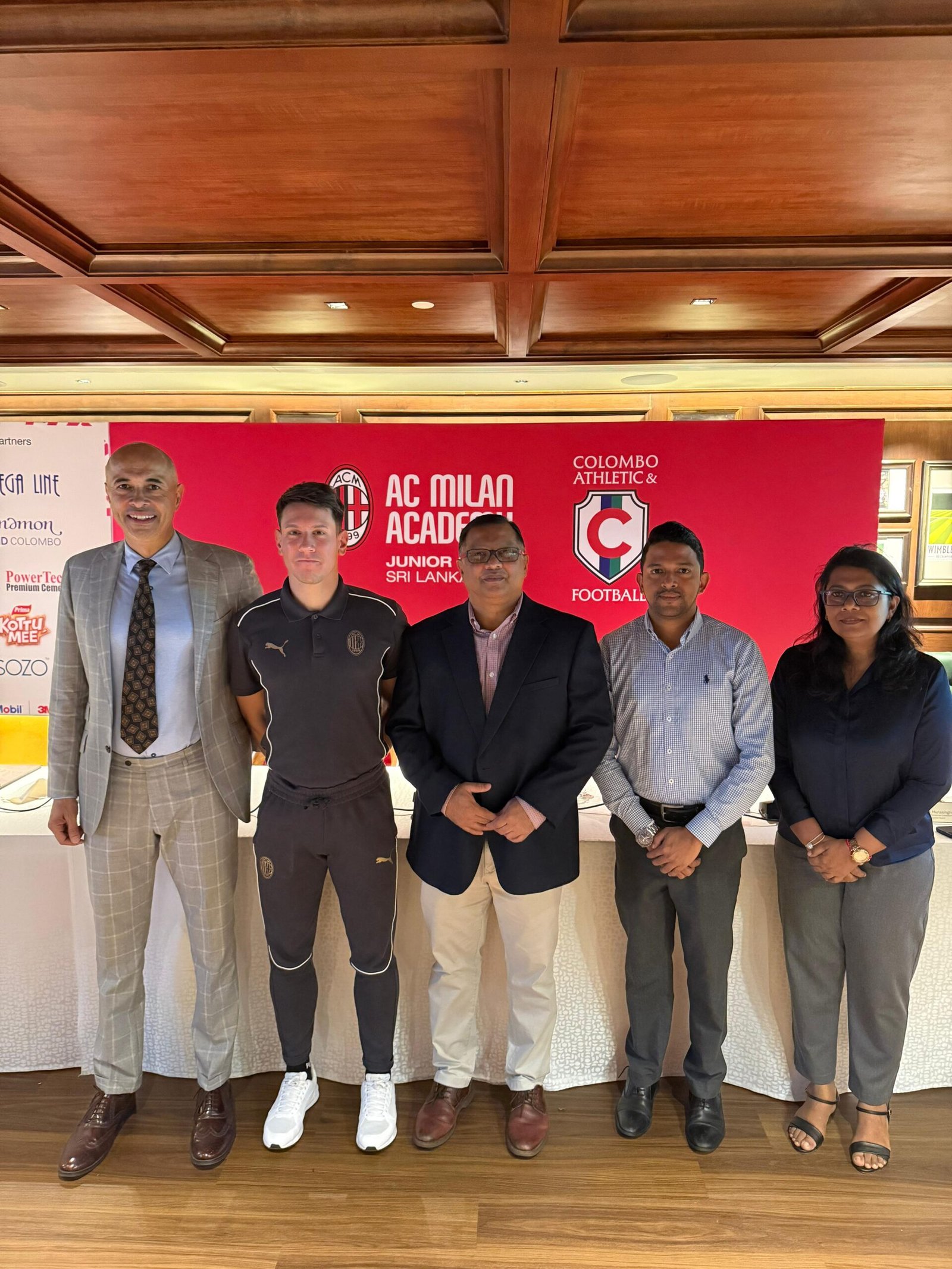Prima KottuMee partners with Colombo Athletic and Football Academy to launch Globally Renowned AC Milan Junior Camps