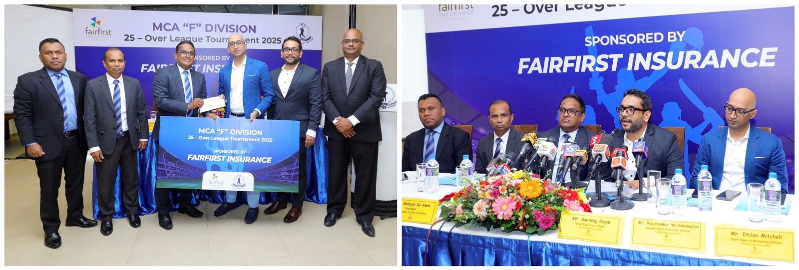 Fairfirst Insurance Sponsors the MCA “F” Division Cricket for the 7th Consecutive Year