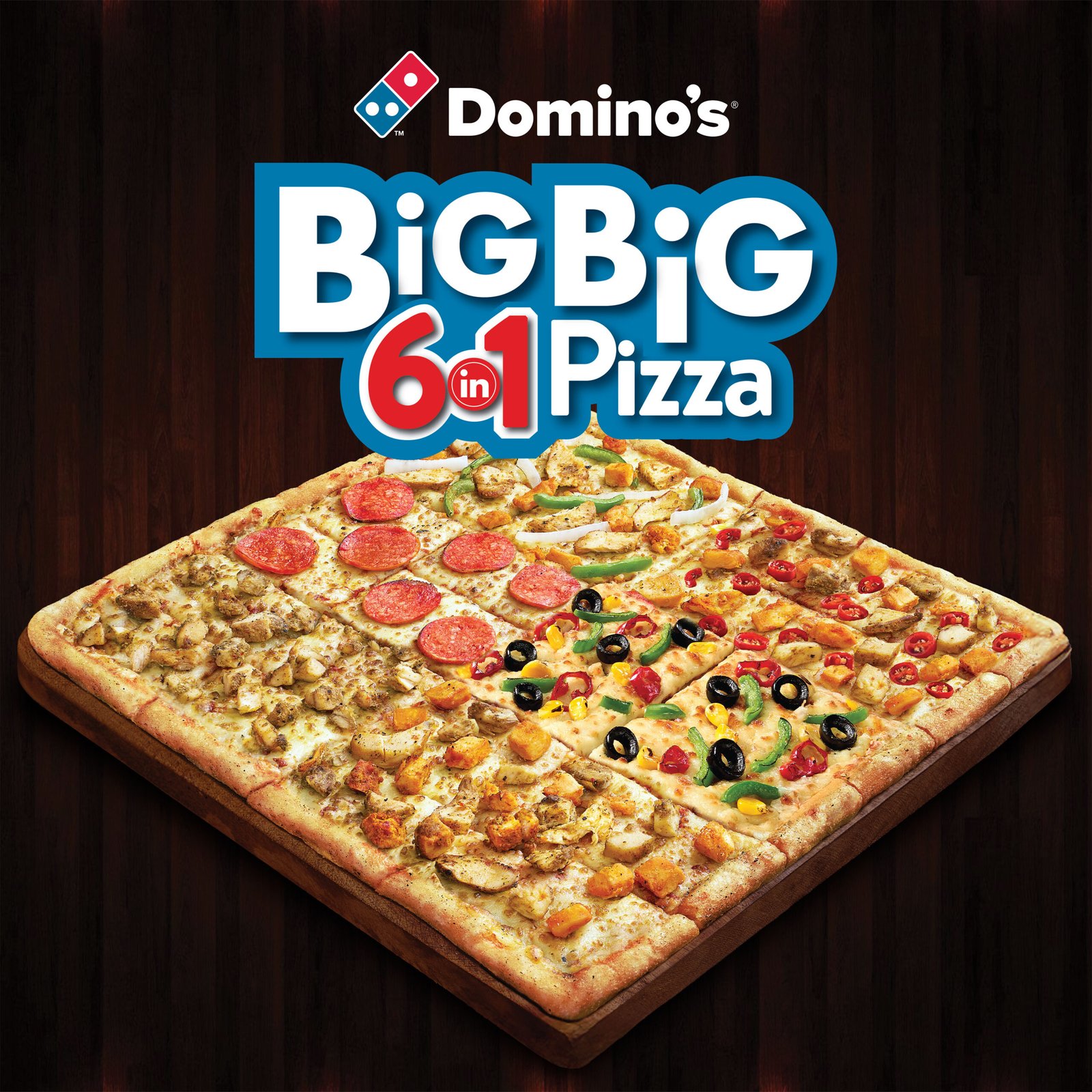 Domino’s Sri Lanka unveils the Big Big Pizza with six flavours in one giant treat