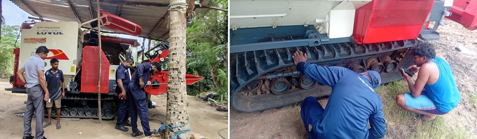 DIMO’s LOVOL Harvester – Sri Lanka’s Only Harvester with a Warranty on Rubber Tracks