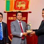 Chairman of Royal Nursing Home Lion. Manuja Hewawasam was honored with three Gold Awards