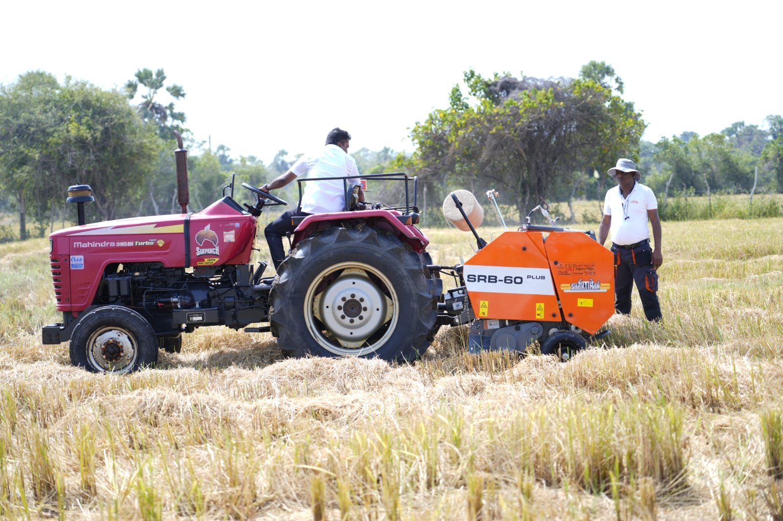 “Revolution in Farming: Shaktiman’s Baler and Dhaan Mitram Rotavator Debut in Sri Lanka”