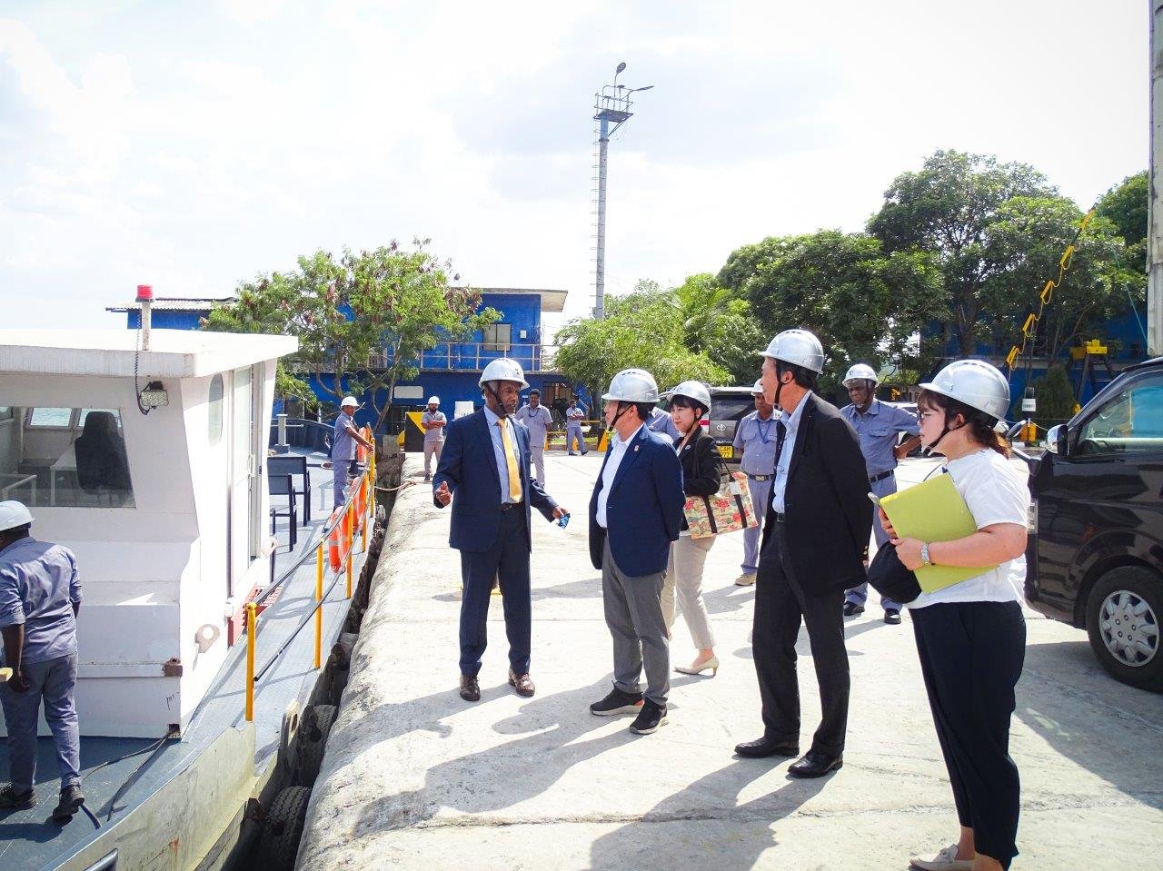 Ambassador of Japan HE Akio Isomata Visits Tokyo Cement Factory in Trincomalee