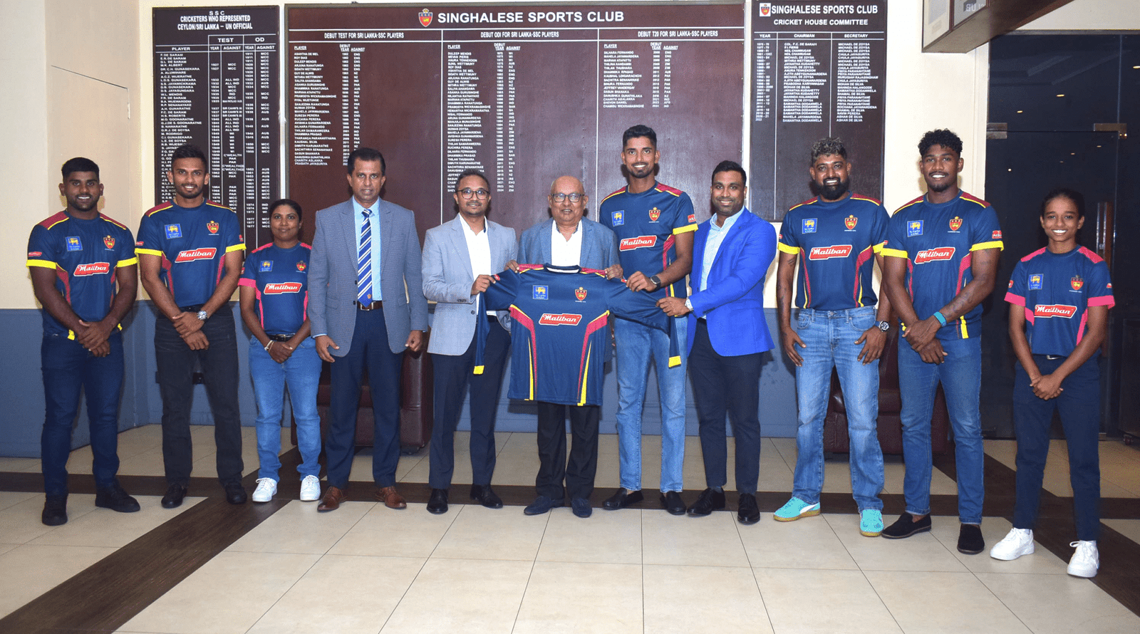 මැලිබන් බිස්කට් සමාගම SSC කාන්තා සහ පිරිමි  ක්‍රිකට් වර්ධනය සඳහා එක්වෙයි.