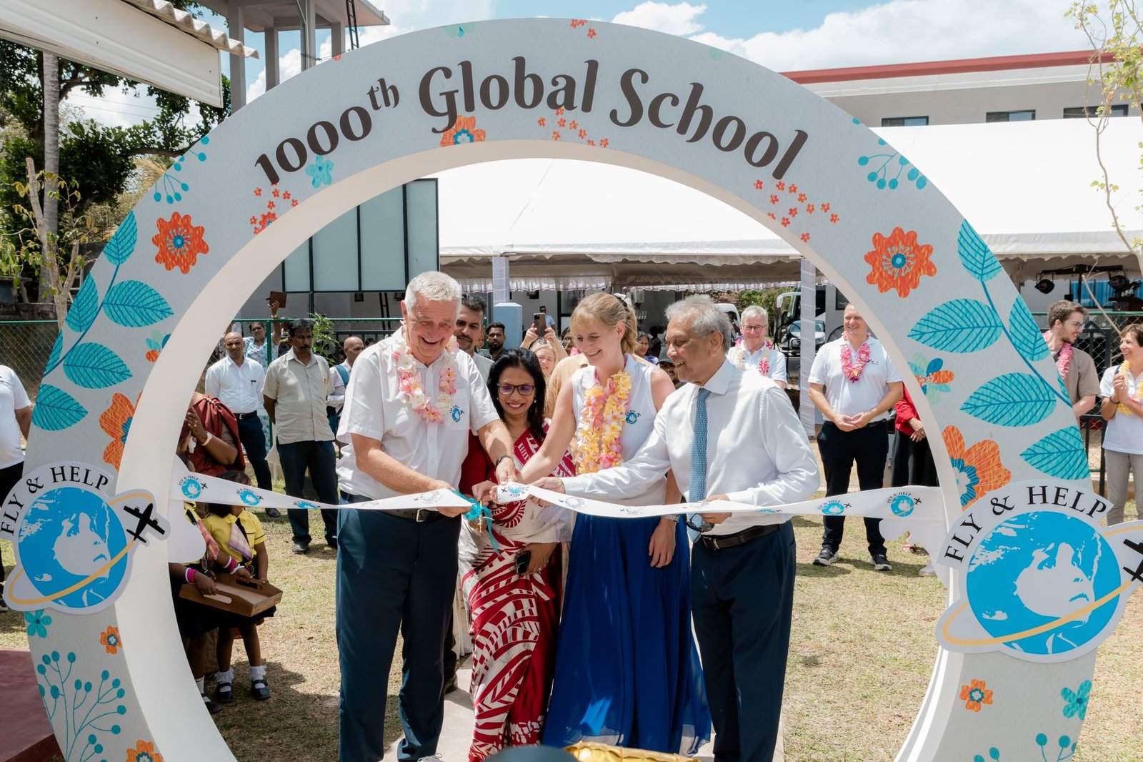 Fly and Help open their 1,000th School Globally in Sri Lanka in Partnership with Hemas Outreach Foundation