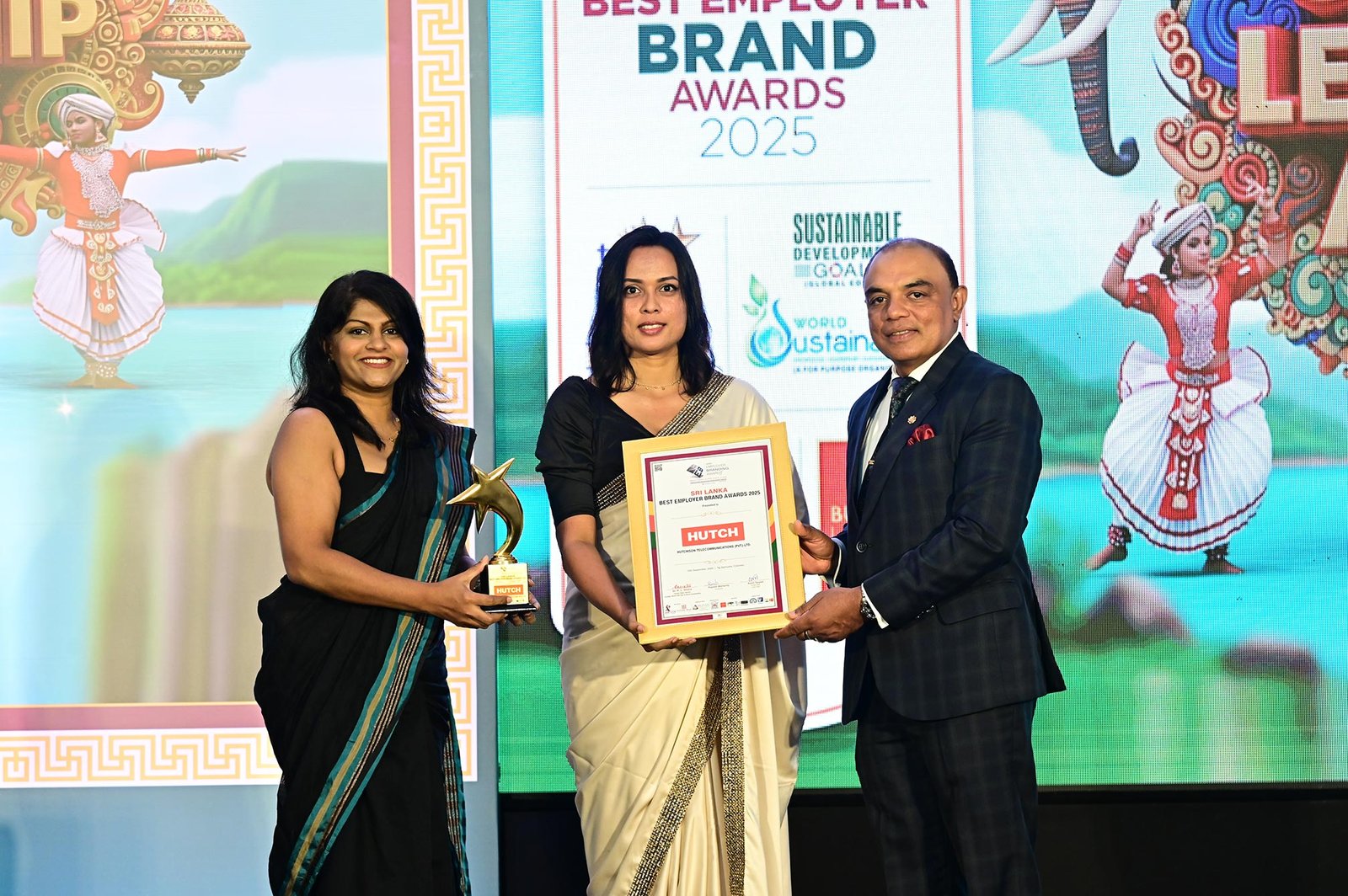 HUTCH සමාගම ශ්රී ලංකාවේ 2025 වසරේ හොඳම සේවායෝජක වෙළඳ නාම අතරට එක්වෙයි.