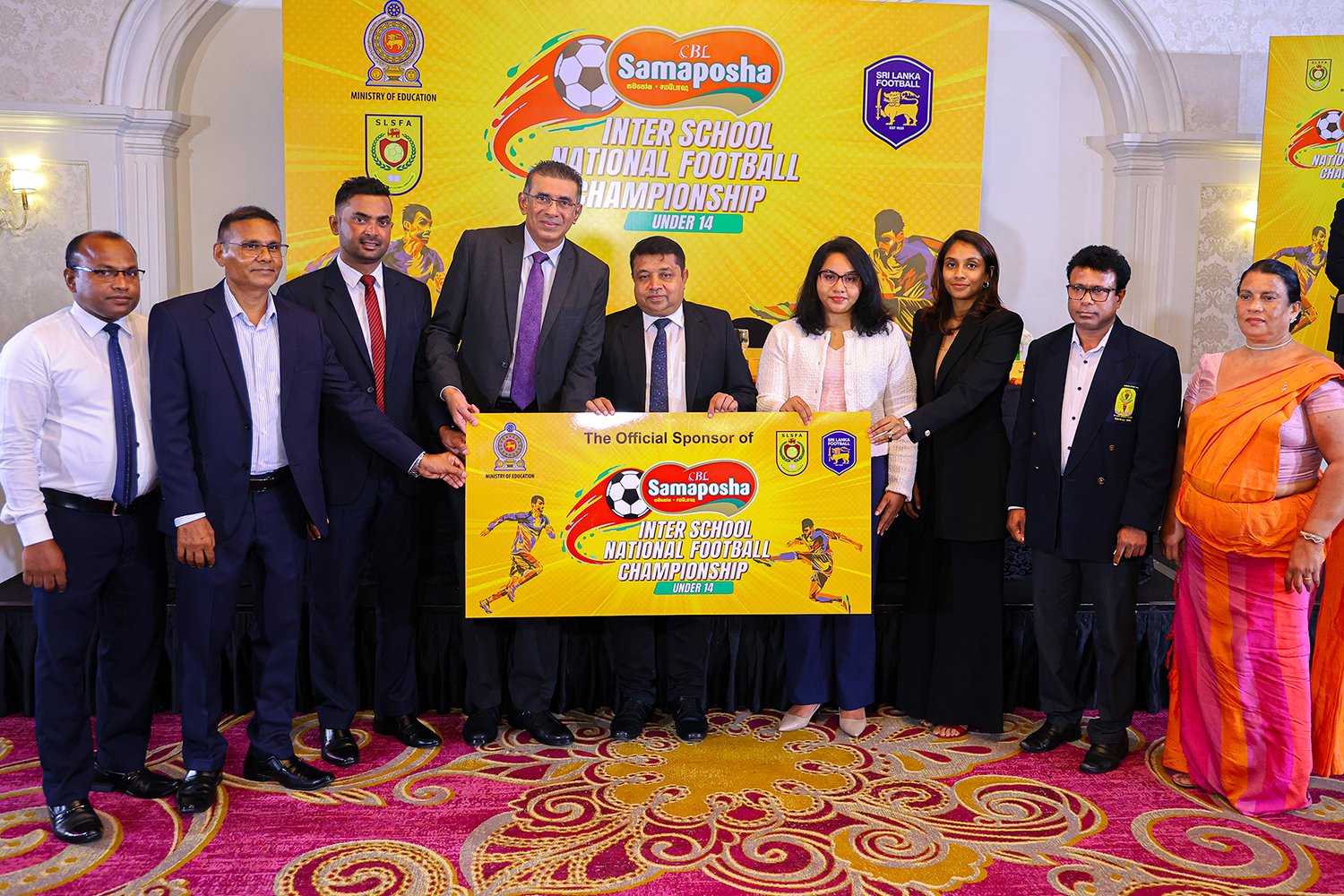 CBL Samaposha continues empowering U14 Inter School National Football Championship for 14 consecutive years