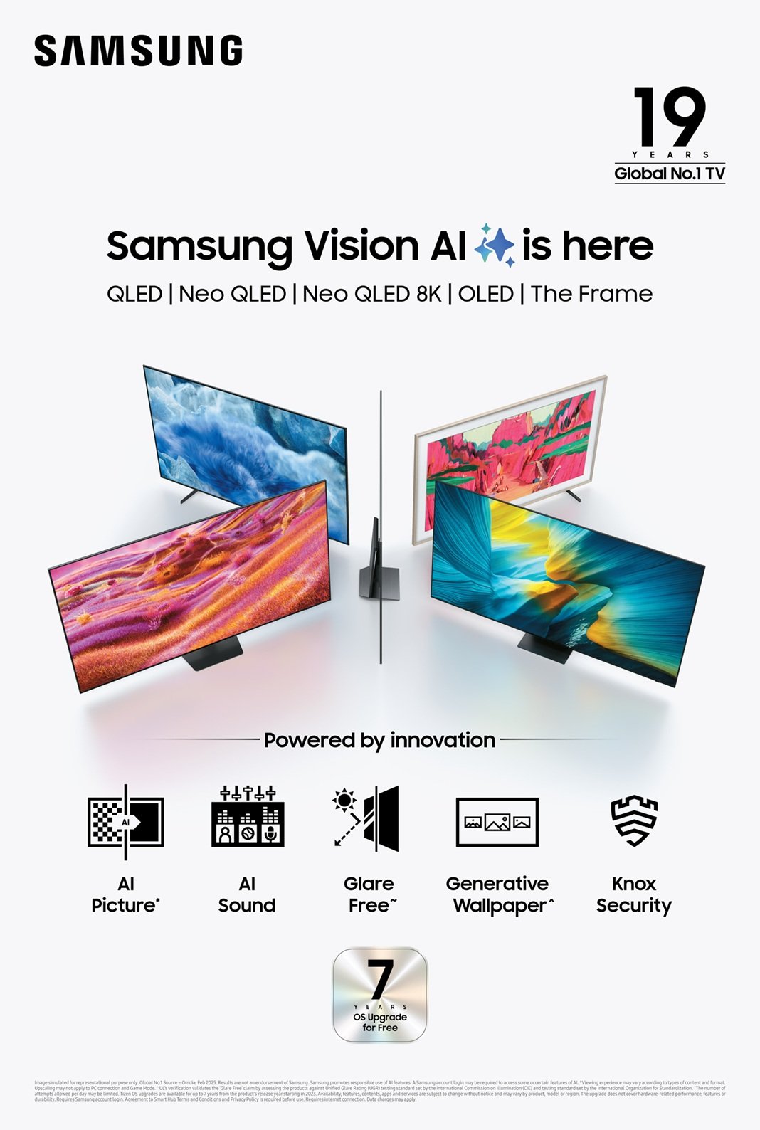 සැම්සුන් ඉලෙක්ට්රොනික්ස් සැබෑ විනෝදාස්වාදය වෙනුවෙන් AI තාක්ෂණය සහිත තිරයකින් සුසැදි Samsung Vision AI හඳුන්වාදෙයි