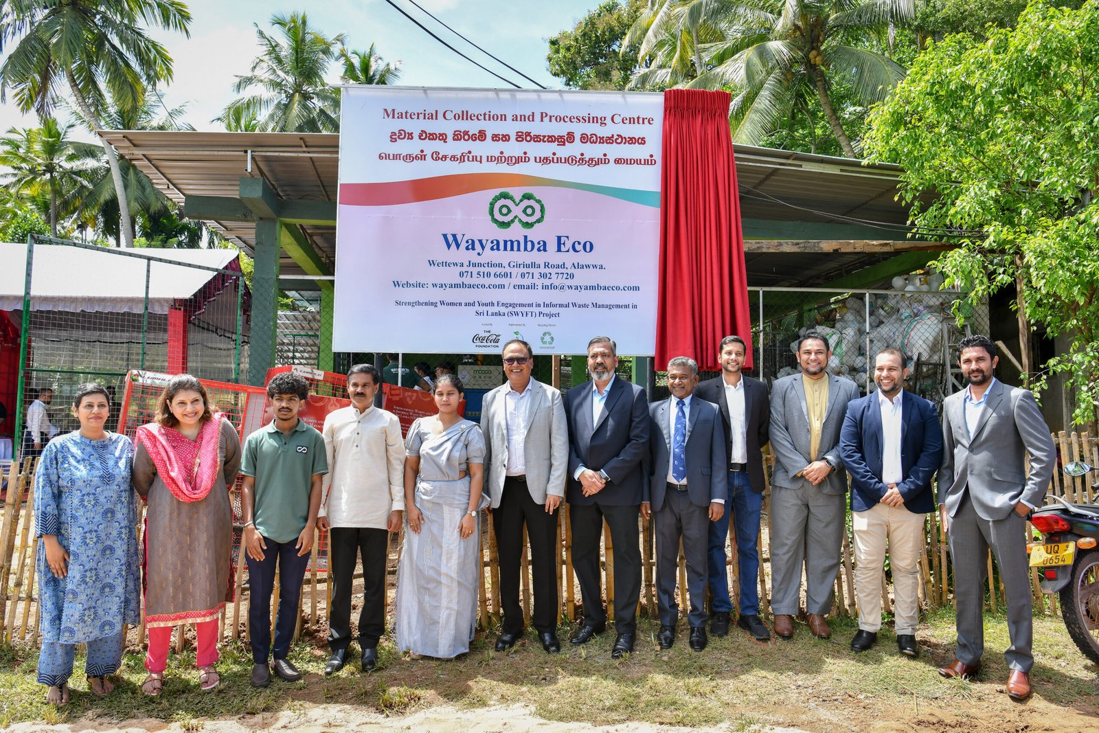 Opening Ceremony of Material Collection and Processing Center (MCPC) in Alawwa 