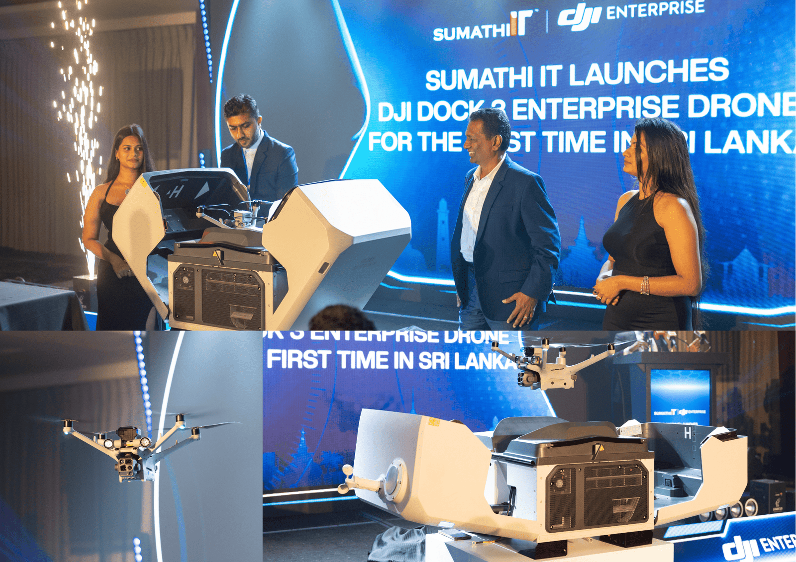 මහජන ආරක්ෂාව, ව්යාපාර සහ යටිතල පහසුකම් යන අංශයන්හි කාර්යක්ෂමතාව ඉහළ නැංවීම උදෙසා Sumathi IT, මෙරට ප්රථම වරට DJI Dock 3 හඳුන්වා දෙයි