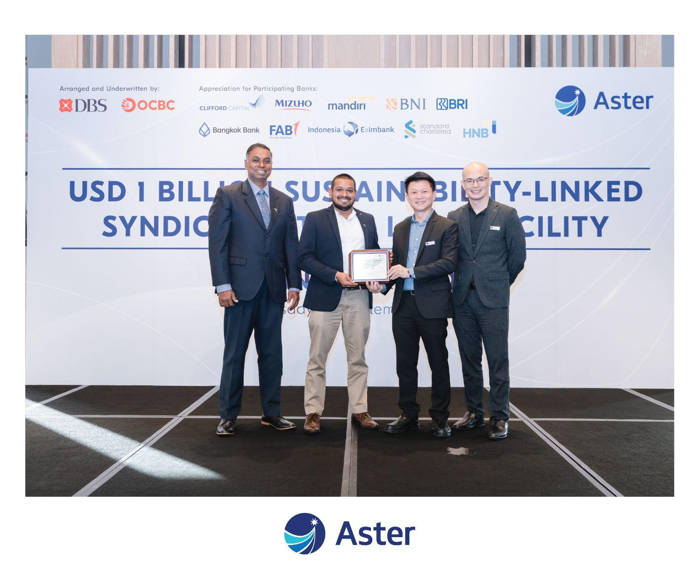 Hatton National Bank Makes History, Joining Global Lenders in An Oversubscribed USD 1 Billion Sustainability-Linked Syndicated Funding Facility for Aster Chemicals & Energy Pte Ltd