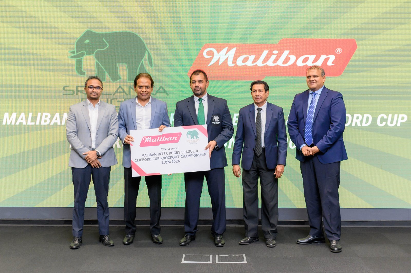 Title Sponsor of the Maliban Inter Club Rugby League and Maliban Clifford Cup Knockout Championship 2025/2026