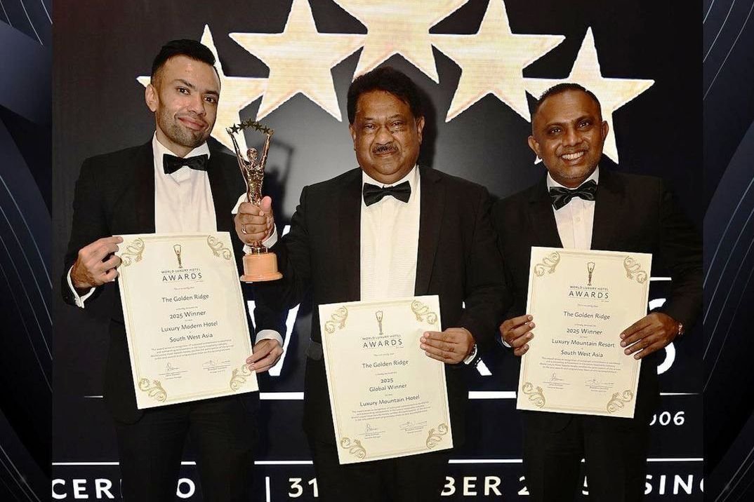The Golden Ridge, Nuwara Eliya, crowned Global Winner at World Luxury Awards 2025