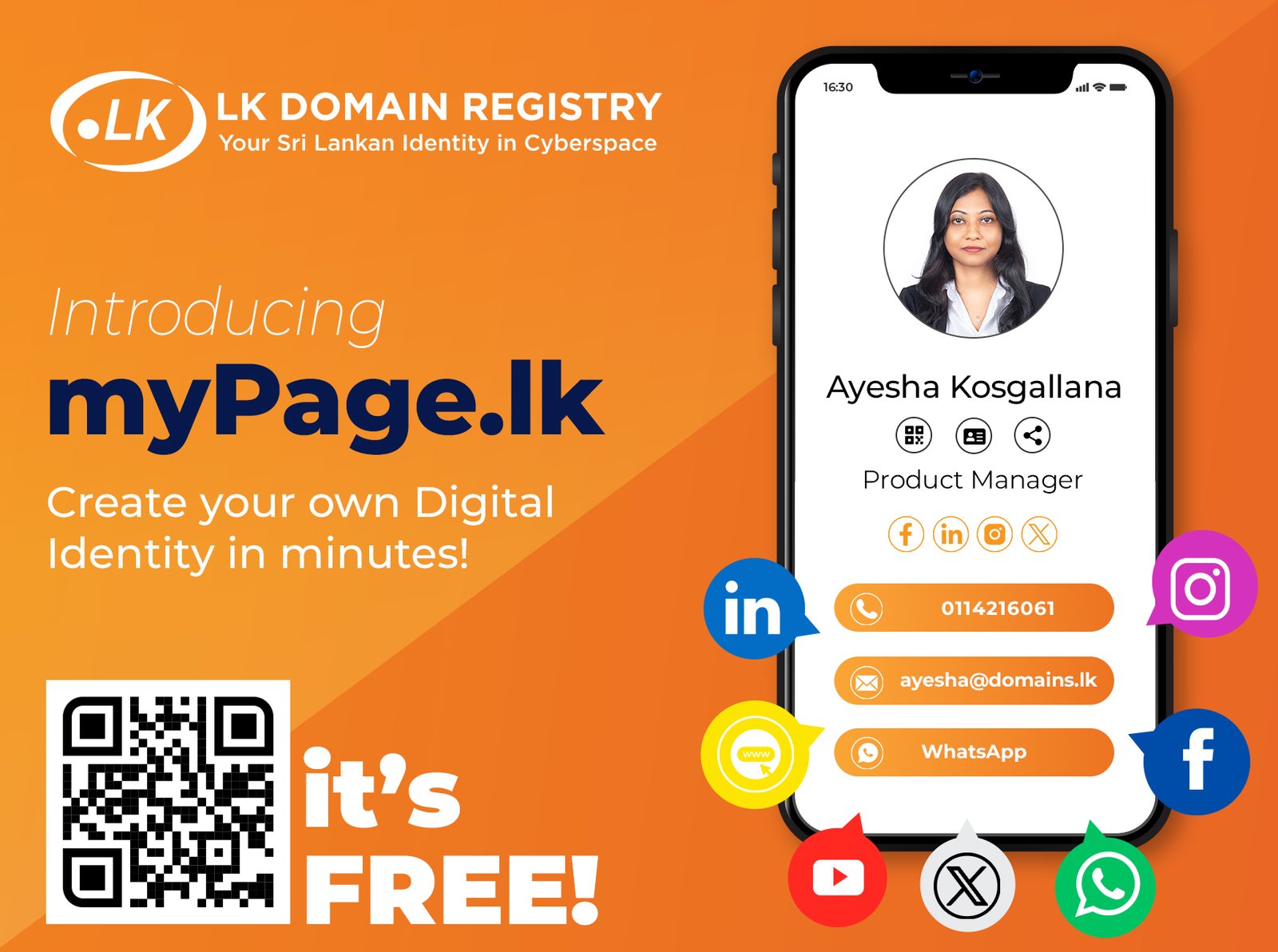 LK Domain Registry Empowers Sri Lankans to Create Their Own Digital Identity with myPage.lk 